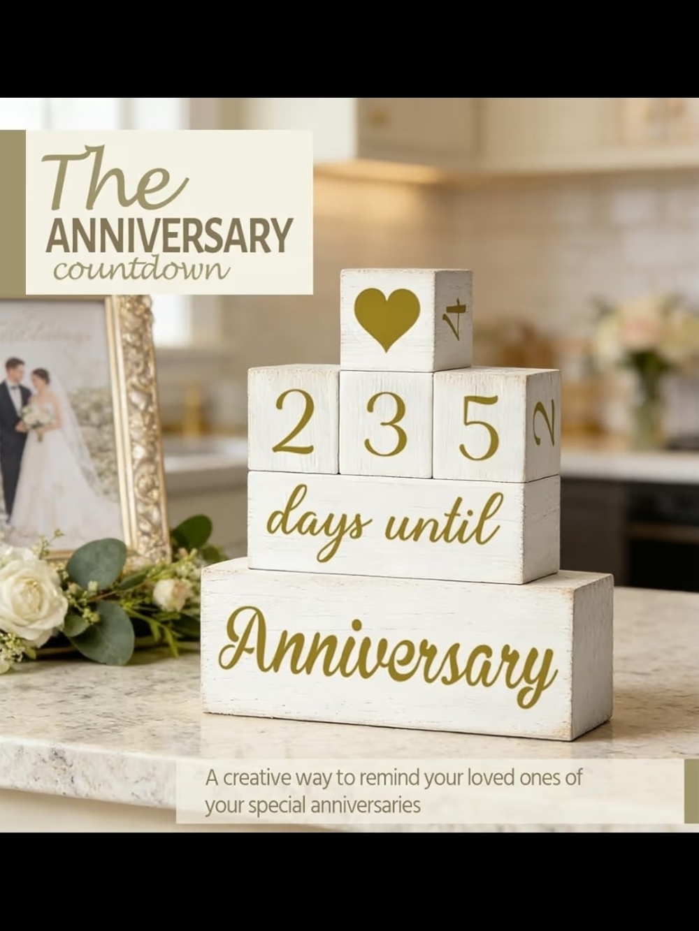 New Countdown Calendar Blocks, Wedding & Anniversary | Gift